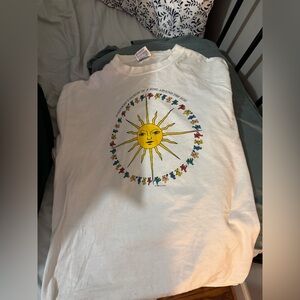 Vintage Grateful Dead Dancing Bears Sun Tee Hanes Heavyweight